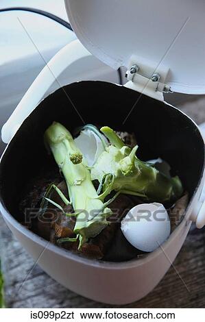 Food waste in compost pail View Large Photo Image Stock Photograph - Food waste in compost pail. Fotosearch