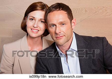 Mid adult couple, portrait View Large Photo Image Picture - Mid adult couple, portrait. Fotosearch