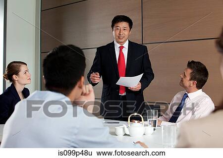 Multi racial business meeting View Large Photo Image Stock Photograph - Multi racial business meeting. Fotosearch