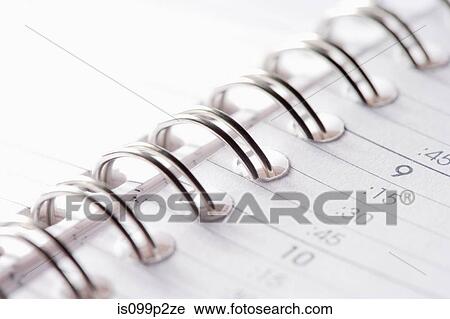 Stock Image - Open diary. Fotosearch