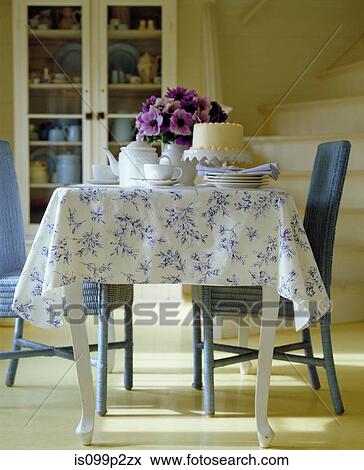 Rustic style table with tea and cake View Large Photo Image Stock Photo - Rustic style table with tea and cake. Fotosearch
