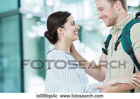 Stock Image - Affectionate couple. Fotosearch