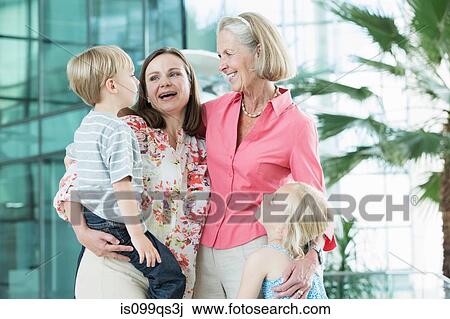 Happy three generation family View Large Photo Image Stock Image - Happy three generation family. Fotosearch