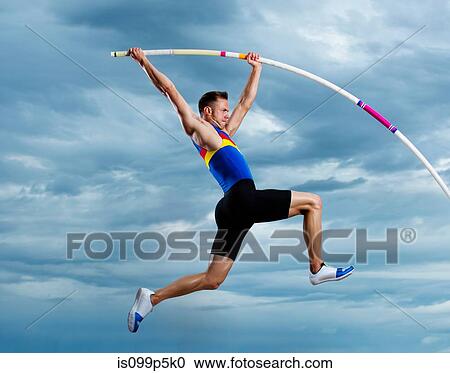 Pole vaulter View Large Photo Image Stock Image - Pole vaulter. Fotosearch