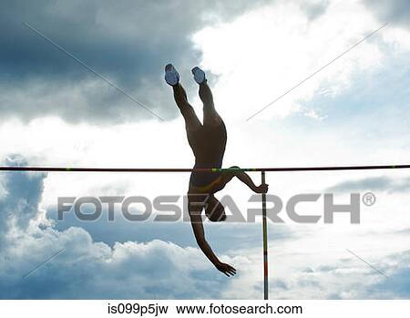 Stock Photo - Pole vaulter. Fotosearch