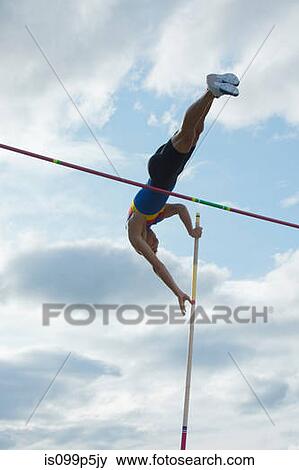Stock Photo - Pole vaulter. Fotosearch