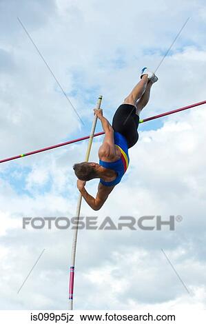 Stock Photo - Pole vaulter. Fotosearch