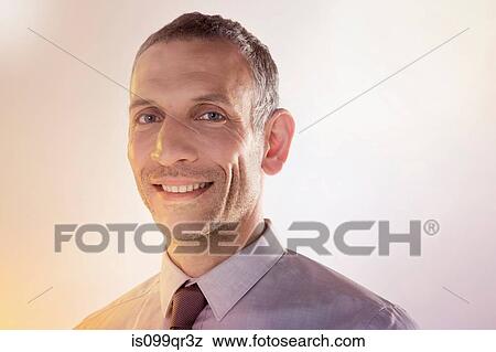Stock Photo - Portrait of a businessman. Fotosearch