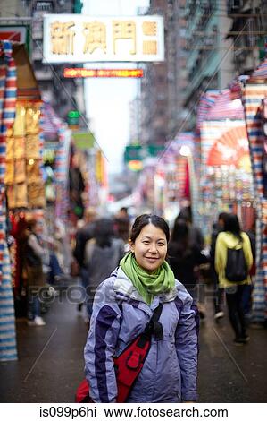 Portrait of woman in hong kong, china View Large Photo Image Stock Image - Portrait of woman in hong kong, china. Fotosearch