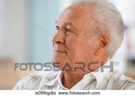 Senior man looking away, portrait View Large Photo Image Stock Image - Senior man looking away, portrait. Fotosearch
