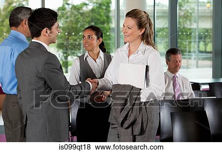 Businesspeople shaking hands View Large Photo Image Stock Photo - Businesspeople shaking hands. Fotosearch