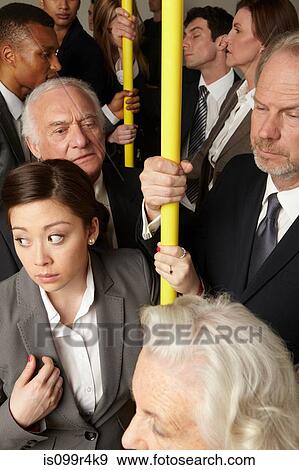 Crowded subway train View Large Photo Image Stock Photo - Crowded subway train. Fotosearch