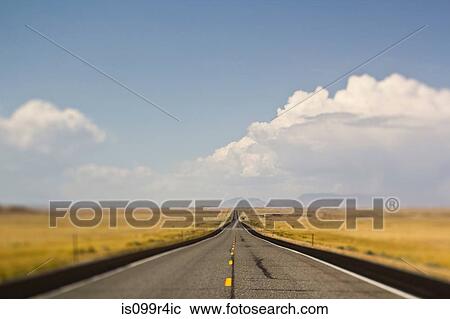 Driving on open road, Wyoming, USA View Large Photo Image Stock Image - Driving on open road, Wyoming, USA. Fotosearch