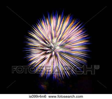 Firework in the sky View Large Photo Image Stock Photograph - Firework in the sky. Fotosearch