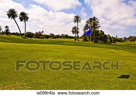 Stock Image - Golf course, Djerba, Tunisia. Fotosearch