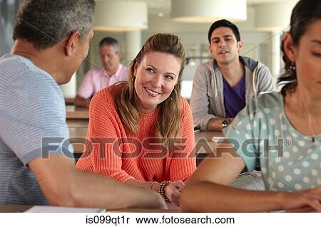 Mature students in class View Large Photo Image Stock Photography - Mature students in class. Fotosearch
