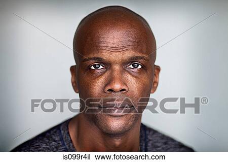 Portrait of a bald man looking at camera View Large Photo Image Stock Image - Portrait of a bald man looking at camera. Fotosearch
