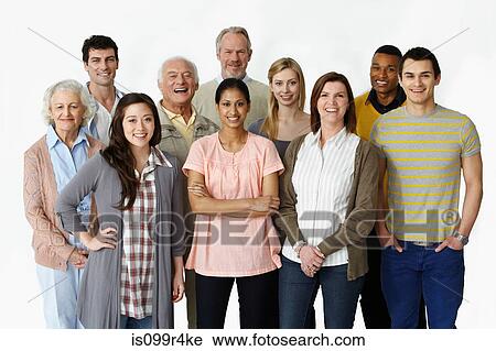 Portrait of group of people View Large Photo Image Stock Image - Portrait of group of people. Fotosearch