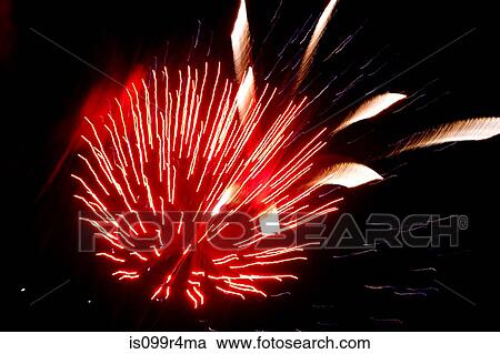 Red firework explosion View Large Photo Image Stock Image - Red firework explosion. Fotosearch