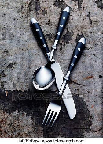 Spoon, knife and fork View Large Photo Image Stock Photo - Spoon, knife and fork. Fotosearch
