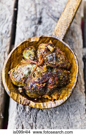 Picture - Tunisian dish of osban vegetable parcel, Djerba. Fotosearch
