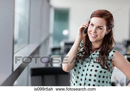 Woman on the phone View Large Photo Image Stock Image - Woman on the phone. Fotosearch