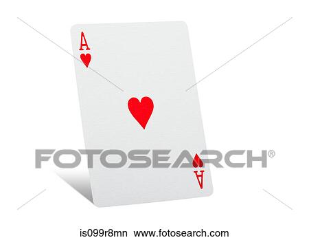 Picture - Ace of hearts. Fotosearch