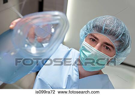 Anaesthetist with anaesthetic mask View Large Photo Image Stock Image - Anaesthetist with anaesthetic mask. Fotosearch