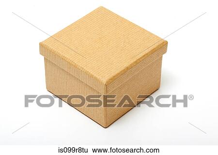 Brown paper box View Large Photo Image Stock Photograph - Brown paper box. Fotosearch