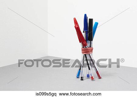 Bundle of pens View Large Photo Image Stock Photography - Bundle of pens. Fotosearch