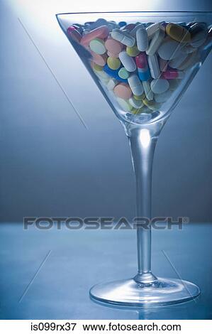 Stock Photo - Cocktail of pills. Fotosearch