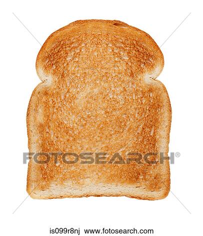 Stock Image - Piece of toast. Fotosearch