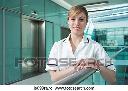 Portrait of hospital nurse View Large Photo Image Stock Image - Portrait of hospital nurse. Fotosearch
