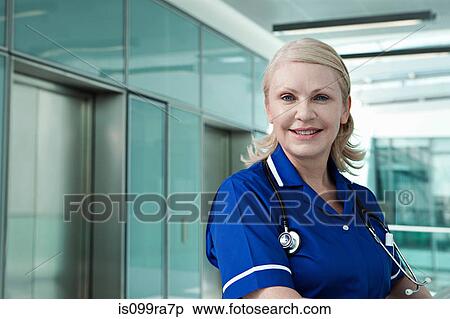 Portrait of hospital nurse View Large Photo Image Stock Photography - Portrait of hospital nurse. Fotosearch