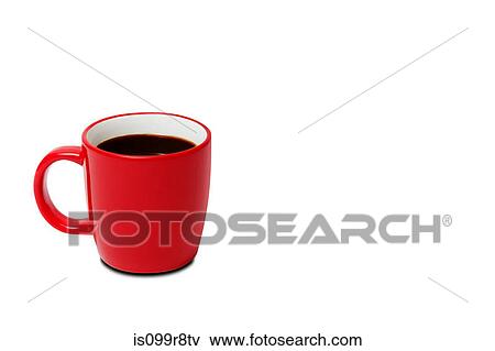 Red cup of coffee View Large Photo Image Stock Photo - Red cup of coffee. Fotosearch