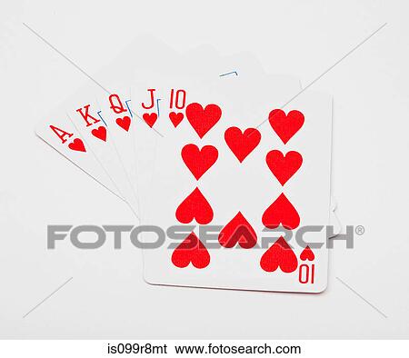 Royal flush View Large Photo Image Stock Photograph - Royal flush. Fotosearch