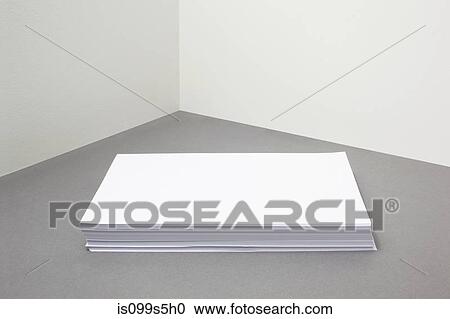 Stack of blank paper View Large Photo Image Stock Image - Stack of blank paper. Fotosearch