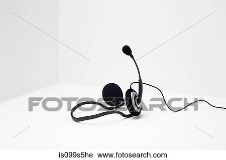 Telephone headset View Large Photo Image Stock Image - Telephone headset. Fotosearch