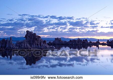 Tufa rock formation, mono lake, california, usa View Large Photo Image Stock Photo - Tufa rock formation, mono lake, california, usa. Fotosearch