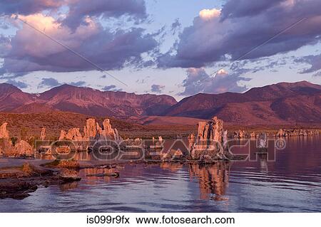 Tufa rock formation, mono lake, california, usa View Large Photo Image Stock Photo - Tufa rock formation, mono lake, california, usa. Fotosearch