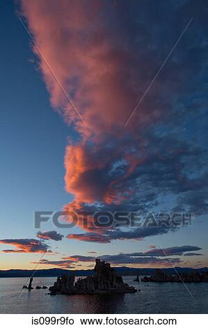 Picture - Tufa rock formations, mono lake, california, usa. Fotosearch