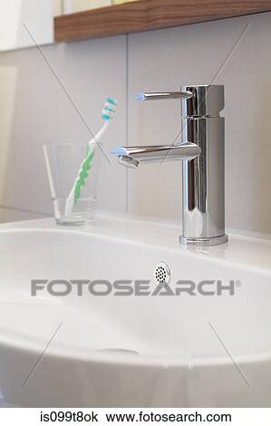 Bathroom sink View Large Photo Image Stock Image - Bathroom sink. Fotosearch