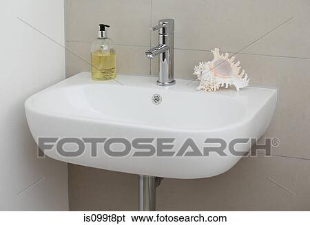 Stock Photograph - Bathroom sink. Fotosearch