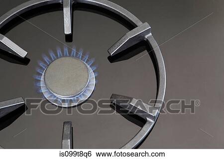 Gas hob alight View Large Photo Image Stock Photograph - Gas hob alight. Fotosearch