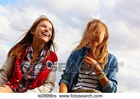 Happy teenage girls View Large Photo Image Stock Photograph - Happy teenage girls. Fotosearch