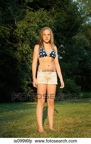 bikini top and shorts