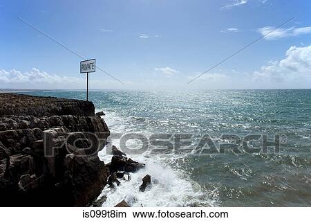 Private sign on rocks by the sea, Peniche, Portugal View Large Photo Image Picture - Private sign on rocks by the sea, Peniche, Portugal. Fotosearch