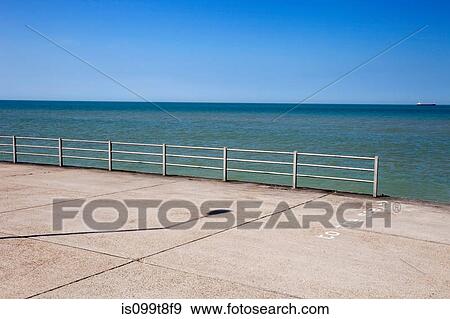 Promenade by the sea, Margate, Kent, UK View Large Photo Image Stock Photo - Promenade by the sea, Margate, Kent, UK. Fotosearch