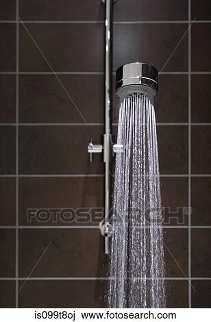 Running water in shower View Large Photo Image Stock Image - Running water in shower. Fotosearch
