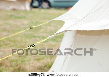 Detail of bell tent in camp site View Large Photo Image Stock Image - Detail of bell tent in camp site. Fotosearch